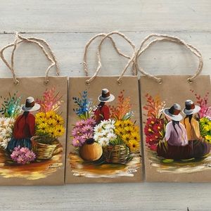 Peruvian Artist Gift Bag Set of 3
